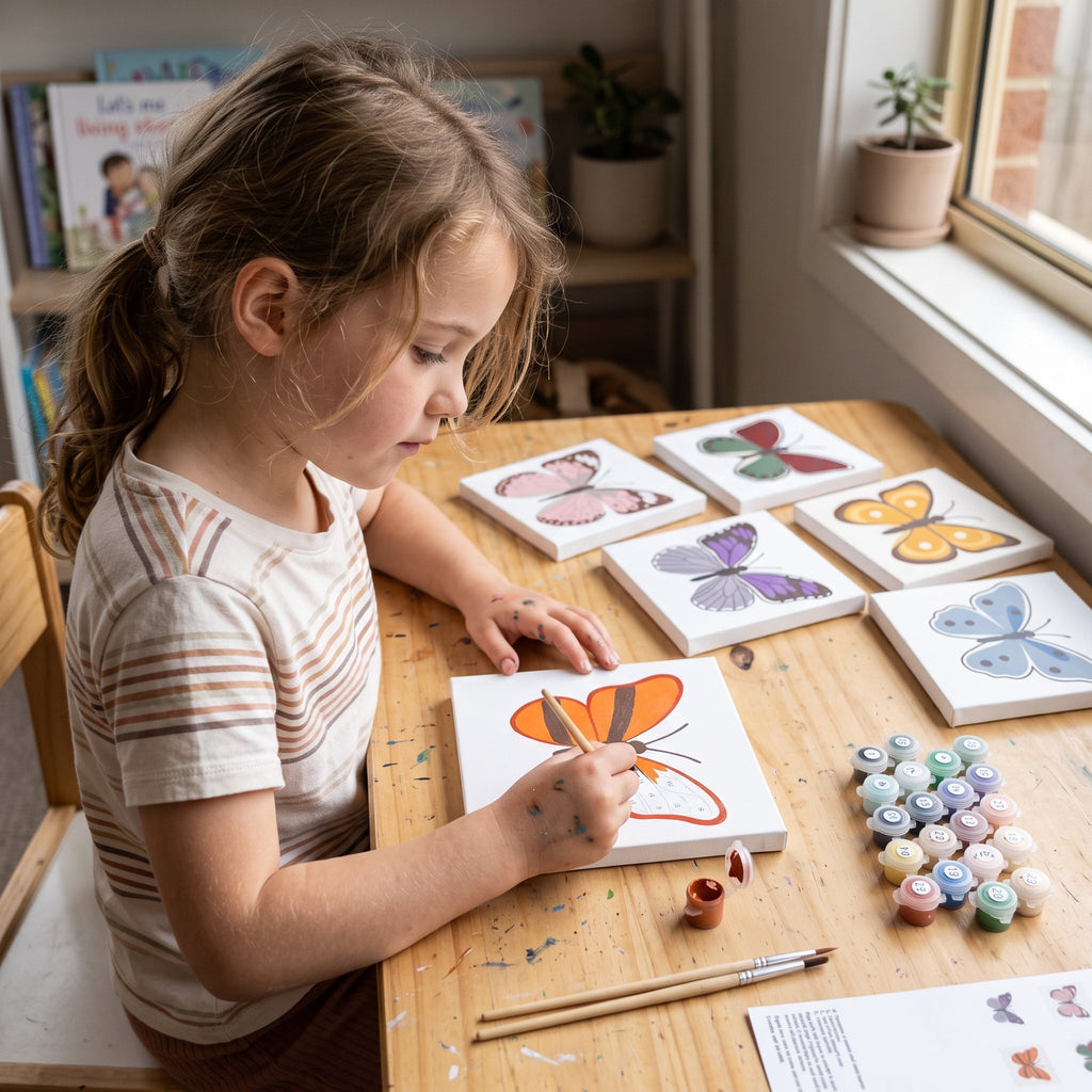 DIY Paint By Numbers Kit (6 Canvas)